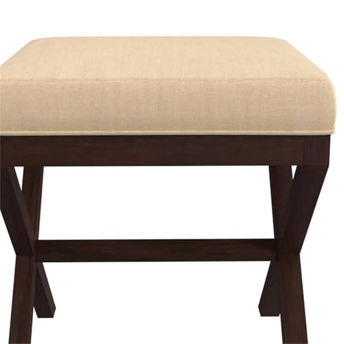 Hillsdale Morgan Upholstered Backless Vanity Stool for Make up Room or Bathroom, Espresso by Hillsdale - Image 9