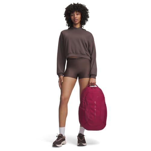 Image of Under Armour Unisex Hustle 6.0 Backpack, (622) Claret / / Claret, One Size Fits Most