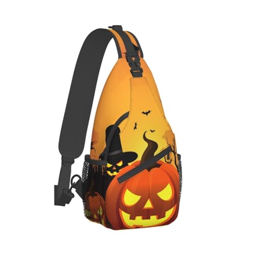 Bolso tipo Sling Unisex para Halloween Casual y Deportivo miniatura 2