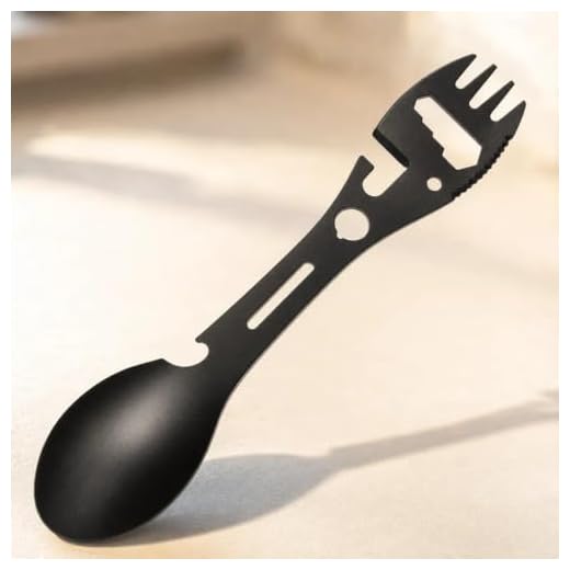 10-in-1 Foldable Outdoor Multi-Tool, Spoon Fork Knife for Travel