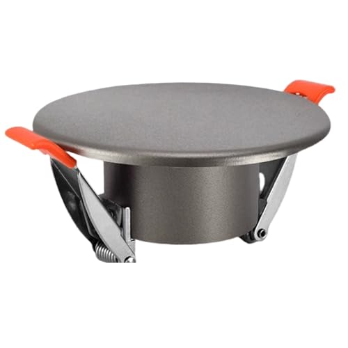 Wand-Decken-Abdeckplatte, passend für 5,1 cm - 9,5 cm rundes Loch, Einbaulicht-Abdeckplatte mit Federschnalle, ABS-Zugangsplatte, dekorative Abdeckung für Loch in der Wand (grau) Wand-Decken-Abdeckplatte, passend für 5,1 cm - 9,5 cm rundes Loch, Einbaulicht-Abdeckplatte mit Federschnalle, ABS-Zugangsplatte, dekorative Abdeckung für Loch in der Wand (grau)