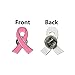 20PCS Official Breast Cancer Awareness Lapel Pins Hope Pink Ribbon Lapel Pins by CSPRING