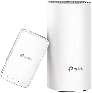 TP-Link AC1200 Whole Home Mesh Wi-Fi System with Wall-Plug Extender, Ideal for Medium Home, Work with Amazon Alexa, Router and Wi-Fi Booster Replacement, Parent Control, Deco E3 (2-pack)