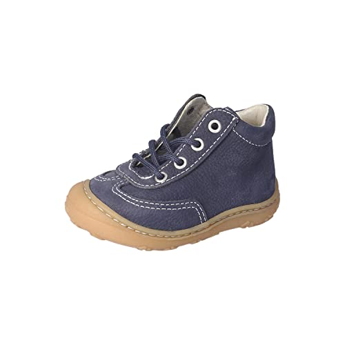 RICOSTA Baby Jungen Stiefel GABRY,Kinder Lauflernschuhe,WMS:Mittel,lose Einlage,terracare,Blauer Engel,booties,leder,schnürstiefel,see (170),22 EU