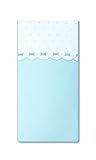 Dimensioni: 62 x 125 cm Bimbi Class – Piumino, 62 x 125 cm, colore: bianco/blu