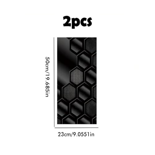 Film de protection en vinyle nid d'abeille anti-rayures pour pilier de porte de voiture - 5