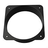 Para ventilador de caja eléctrica, montaje de conector de brida con parte inferior cuadrada para una conexión segura a tuberías duras y conductos flexibles