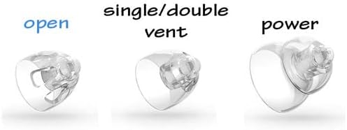 Miniatura 5 de Reemplazo de audífonos para Oticon Minifit Open Domes tamaño mediano 0.315 in (paquete de 20)