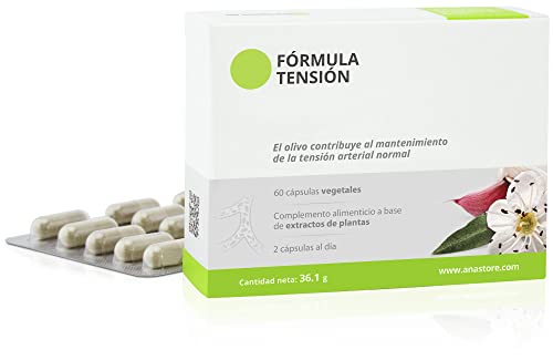 Fórmula Tensión * 400 mg / 60 cápsulas * Origen 100% vegetal con extractos titulados *