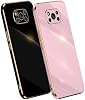2 Fundas Compatibles para Xiaomi Poco X3 Pro, TPU suave de lujo electroplateado, Delgada, Antirrayas, Antigolpes, Protección completa, (1) 2