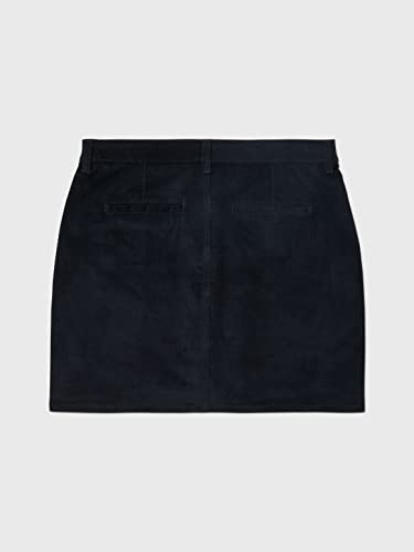 Tommy Hilfiger Women's Adaptive Corduroy Mini Skirt With Magnetic Fly Closure2