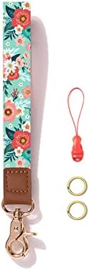DIKHV® - Wrist Lanyards - Cool Key Chain Holder Keychain with Wristlet Strap Lanyard (A)