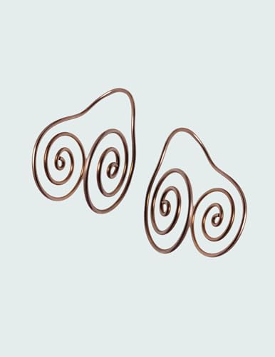 Spiral Copper Palm Ring/Cuff, Reiki Palm Ring, Set of 24