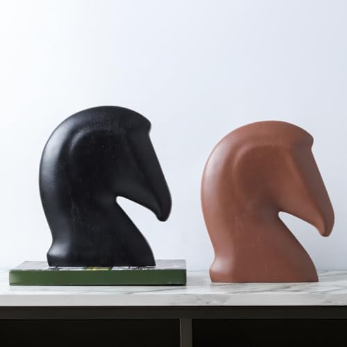 Adornos de Cabeza de Caballo de Resina para Decoración de Escritorio 8