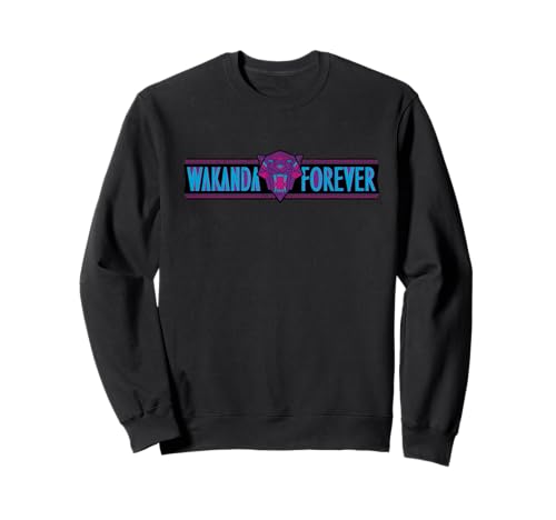 Sweat Marvel Black Panther le cadeau parfait avec logo stylisé Wakanda Forever pour anniversaire
