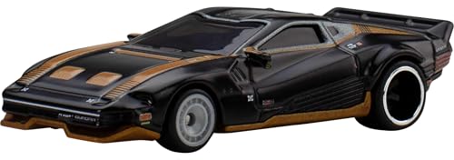Hot Wheels Cyberpunk 2077 Auto Model Quadra Turbo R V Tech - Die Cast Maßstab 1:64 - Länge 7 cm - JBL57 - Serie Pop Culture