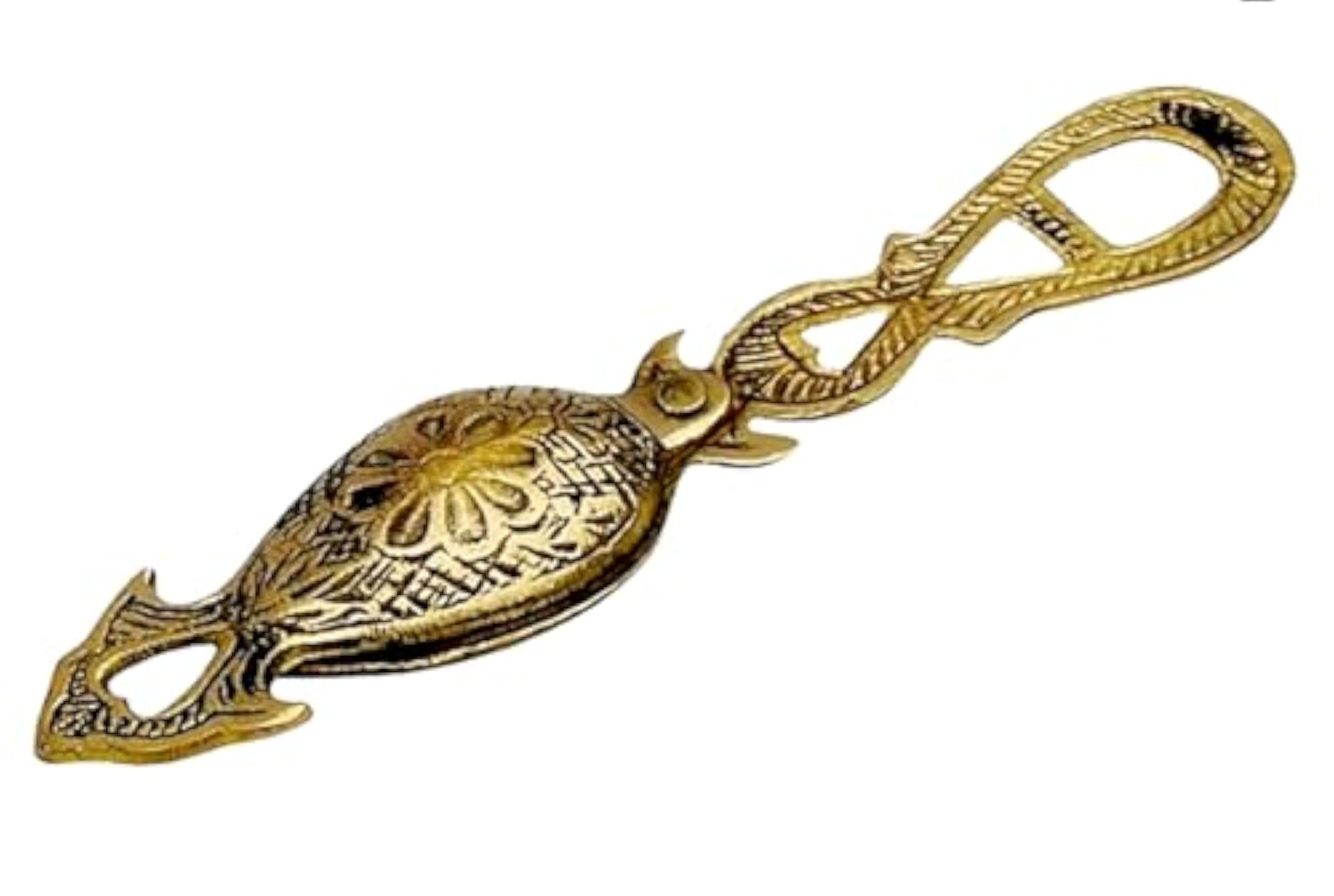 Brass Kajrota Kajal Dani, Traditional Handcrafted Surma Box