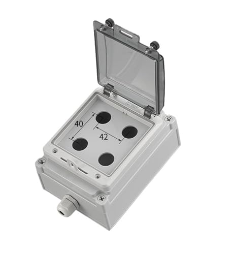 Boîte de commande de commutateur KLVN 4Hole-01 étanche plastique ABS