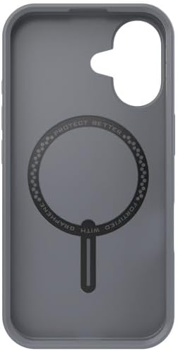 ZAGG SoHo Snap Case for iPhone 16 - MagSafe Compatible, 10ft Drop Protection, Graphene-Infused, Wireless Charging, Eco-Friendly, Two-Tone Design, Black - Image 6