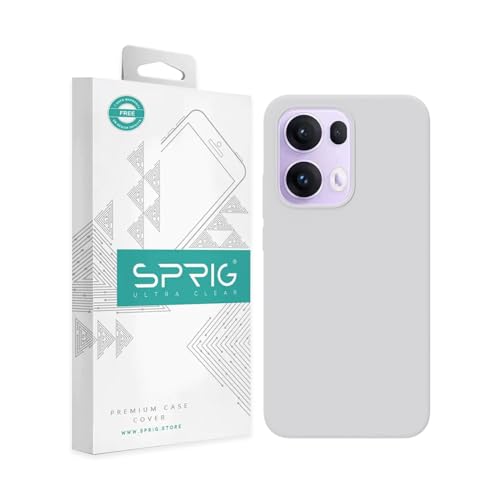 Image of SPRIG Compatible with Oppo Reno 13 Pro Premium SilkTone Back Cover Drop Tested Shock Proof Mobile Case for Men, Women, Boys and Girls with Camera Protection (White)