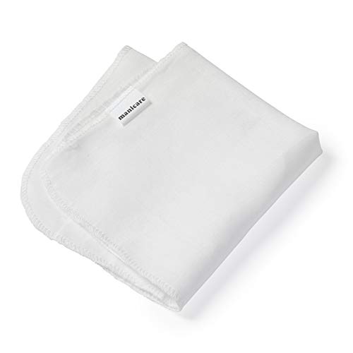 Manicare Paquete de 2 paños de muselina para la cara, elimina el maquillaje, paños de limpieza ecológicos reutilizables, suaves para la piel, exfoliantes, accesorio de spa de belleza, toalla facial,