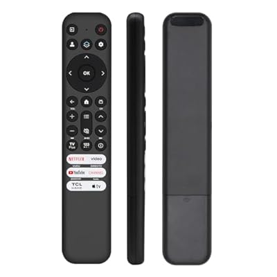 Replacement Remote Control for TCL Google TV, RC813 Compatible with TCL QM8/QM7/Q7/Q6/Q5/S5/S4/S3 Series 4K UHD HDR LED QLED Smart TVs