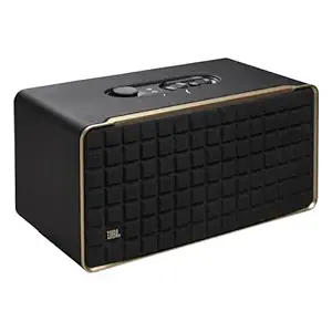 JBL Authentics 500, Dolby Atmos Smart Home Speaker Built-in WiFi and Music Streaming, Voice Assist and Bluetooth Connectivity, Automatic Calibration, Compatible with Google Home & Alexa, Retro Design
