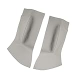 JahyShow Gray Synthetic Leather Door Panel Insert Cards For 1998-2010 Volkswagen Beetle, 2pcs Door Panel Insert Cards leather with Installation Tools