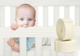 4 Pc Baby Proofing Edge Protector for Baby (Updated Width 4.72in) Edge Corner Protector Strip Edge Wrap Cover,Corner Bumpers for Furniture,Crib Rail Covers for Teething -Bumper DIY