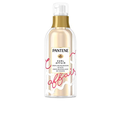Pantene Crema Moldeadora De Rizos, Aceite De Argán Y Vitamina Omega 9, Sin Alcohol y Sin Sulfatos