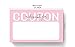 RXBC2011 Blank Gift card for business blank coupons for kids DIY Coupons Gift Certificates Vouchers for dad Pink Pack of 100