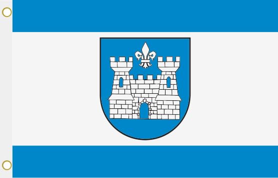 Drapeau Leuna OT Horburg-Maßlau grand format pour mât de jardin