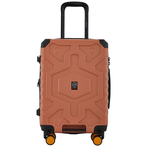 Wrangler ATG Outland Expandable Hardside Luggage Raw Sienna 22 Carry-On