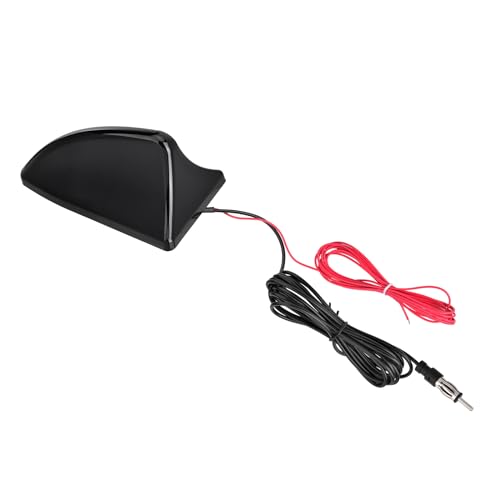 Antenne requin voiture Eightwood shark fin design premium avec amplificateur intégré