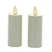 Set of 2 Votive Flameless Candles: 1.75