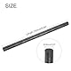 QUARKZMAN Graphitstab, Graphitrührstab Zylinder Stab Kohlestab 250x16mm Schwarz für Elektrode, Schmelzen, Gießen, Schmelztiegel, Packung mit 1