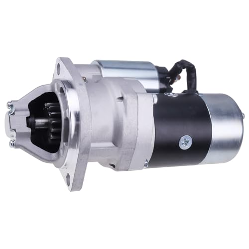 Motor de arranque AM875415 AM876224 AM878187 121254-77010 compatible con John Deere Skid Steer 575 675 675B 4TNA82 motor Yanmar 18204 miniatura 1