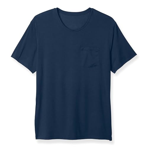 Tommy John Men's, Pajama Crew Neck Pocket Tee, Second Skin Fabric, Slim Modern Fit T-Shirt