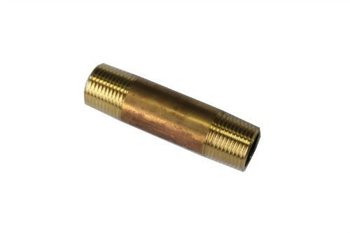 Mamelon de tuyauterie raccord laiton 1/2" NPT mâle pour prolonger vos tubes 4"