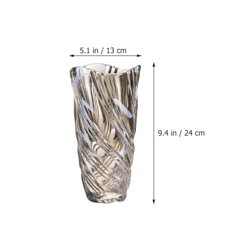Vase en verre moderne marron ifundom pour une ambiance chaleureuse de bureau et salon - 3