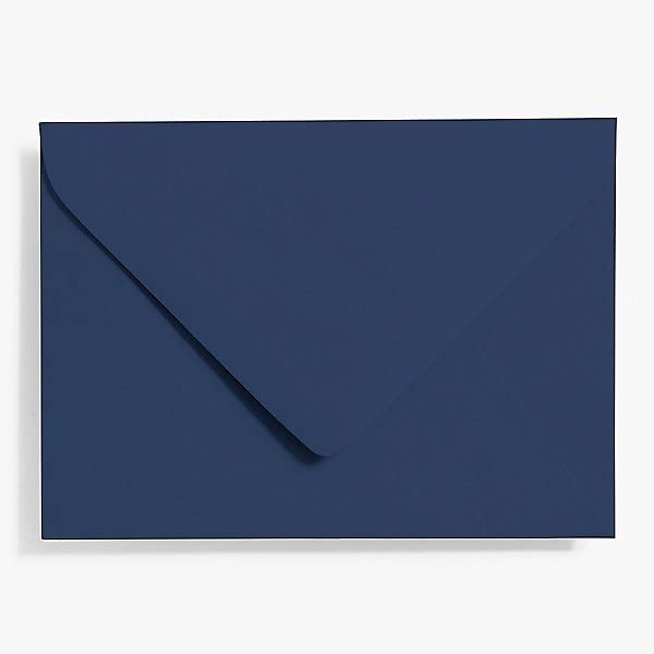 AccuPrints Navy Blue Color color Envelopes Pack of 25 | Size 5 by 7 inch - Thickness 120 gsm