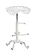 Taburete Industrial Butch Metálico I Taburete Vintage Regulable En Altura I Taburete Alto con Asiento En Forma Semi-Curva I Color:, Color:Blanco Envejecido