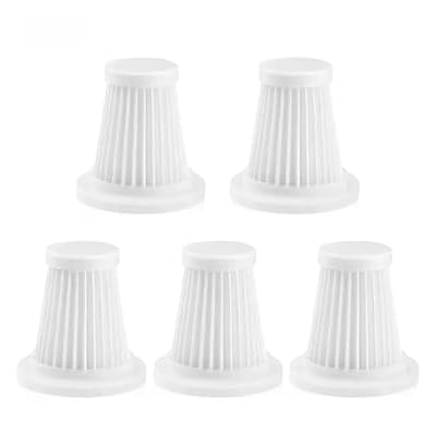 10pcs Car Vacuum Cleaner Filter,Wireless Handheld Dust Collector Washable Air Filter Cartridge Repeatable Applicability Interior