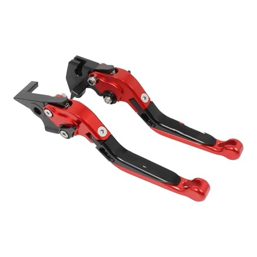 FLFHDUP Brems Kupplungs Hebel Passend für Yamaha XJ6 / N XJ6 Diversion 2009–2020. Motorrad-einstellbare CNC-klappbare ausziehbare Bremskupplungshebel Bremshebel(12)