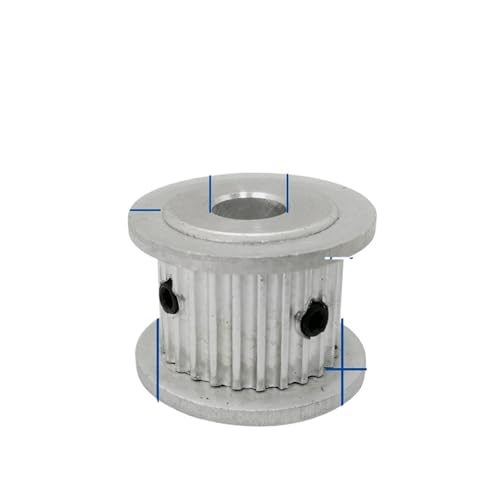 Poulie synchrone GT2-28 en aluminium usiné pour une précision mécanique durable de vos axes