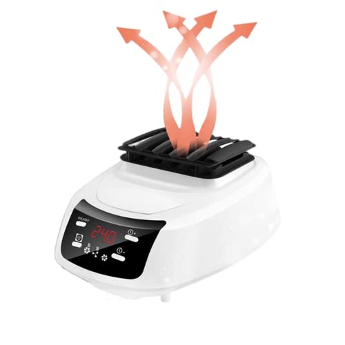 Electric Heated Clothes Dryer Indoor with Timing & Remote Control Portable Low Energy Silent...