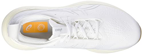 Asics Gel -Nimbus 25 Women's Neutral Running Trainer Shoes (White/White, Us_Footwear_Size_System, Adult, Women, Numeric, Medium, Numeric_8_Point_5) #TOP2