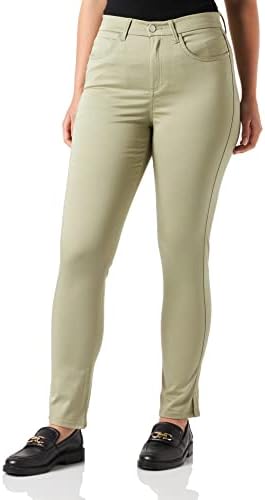 Pantalón Bota Recta, Resorte En La Pretina | Pantalones De Mujer