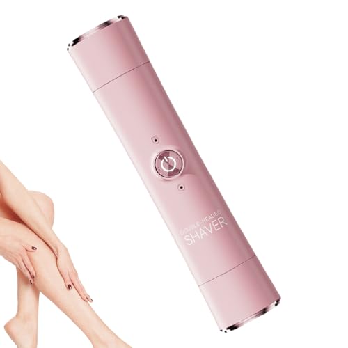 Afeitadora eléctrica para mujer, recortadora de bikini de doble cabeza para mujer, vello púbico, herramienta ergonómica para cejas, barba, orejas y piernas íntimas
