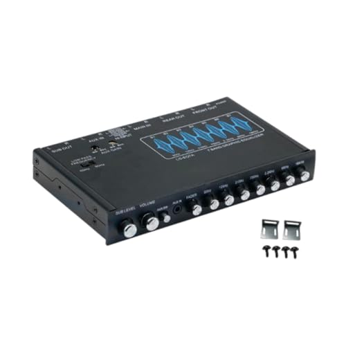【Installazione semplice】: progettato per la versatilità, questo equalizzatore audio è adatto per l'uso in auto, barche, e altri sistemi stereo. Presenta un processo di installazione semplice con chip DSP integrati che riducono al minimo le interferenze di feedback e migliorano la riduzione del rumore per un suono chiaro e ad alta fedeltà